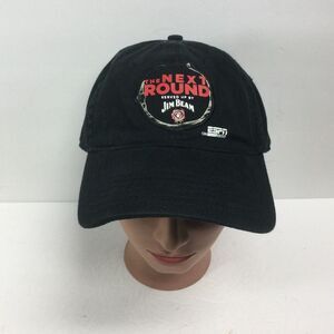 Jim Beam ESPN sports Hat Bourbon advertising Logo black strap back‎ baseball cap